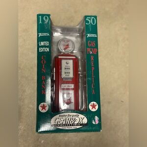 Fire Chief Gas Pump Replica Coin Bank